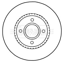 BORG & BECK Тормозной диск BBD5316